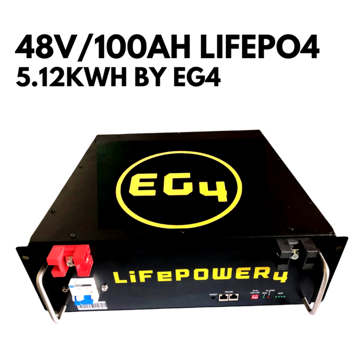 48V/100AH LIFEPO4 5.12KWH BY EG4 – WeCharg